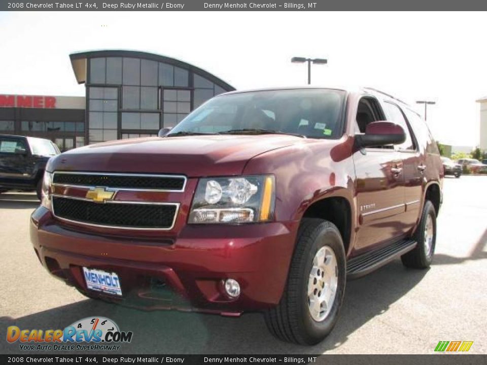 2008 Chevrolet Tahoe LT 4x4 Deep Ruby Metallic / Ebony Photo #2