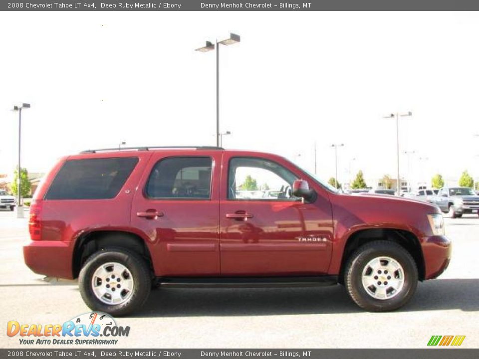 2008 Chevrolet Tahoe LT 4x4 Deep Ruby Metallic / Ebony Photo #5