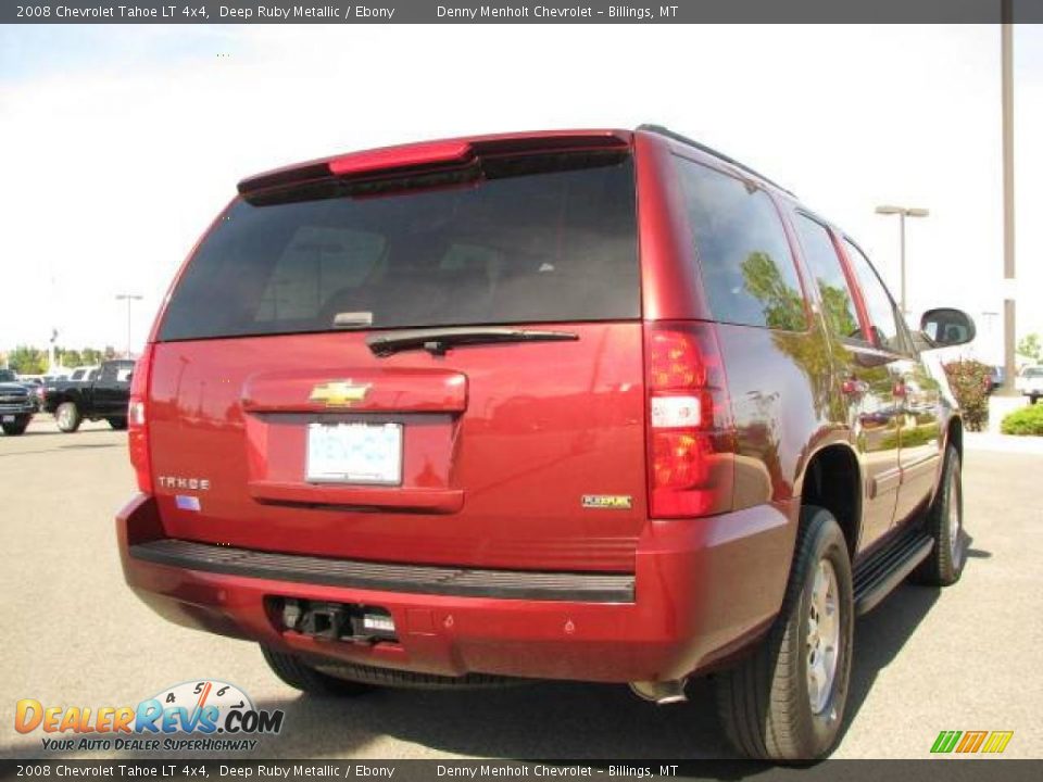 2008 Chevrolet Tahoe LT 4x4 Deep Ruby Metallic / Ebony Photo #6