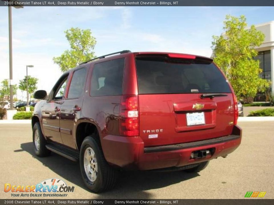 2008 Chevrolet Tahoe LT 4x4 Deep Ruby Metallic / Ebony Photo #7