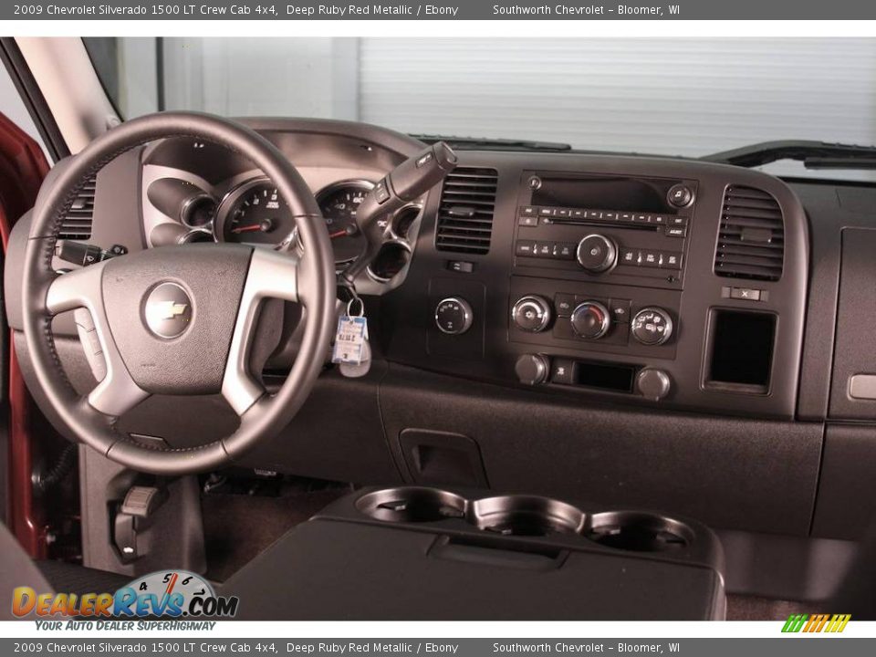 2009 Chevrolet Silverado 1500 LT Crew Cab 4x4 Deep Ruby Red Metallic / Ebony Photo #6