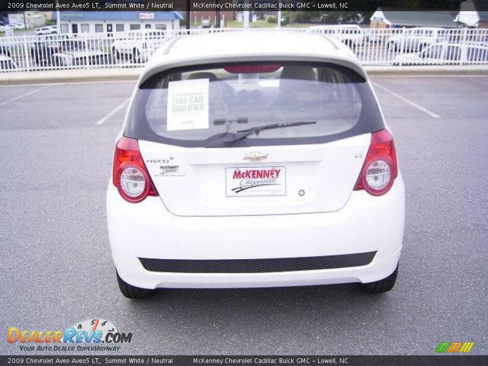 2009 Chevrolet Aveo Aveo5 LT Summit White / Neutral Photo #3