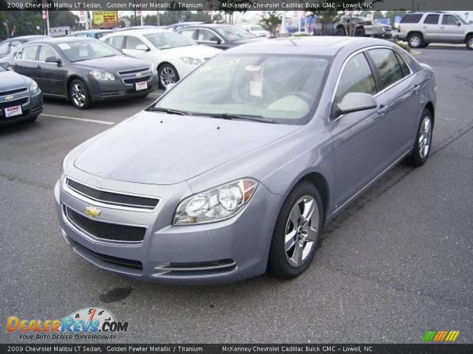 2009 Chevrolet Malibu LT Sedan Golden Pewter Metallic / Titanium Photo #1