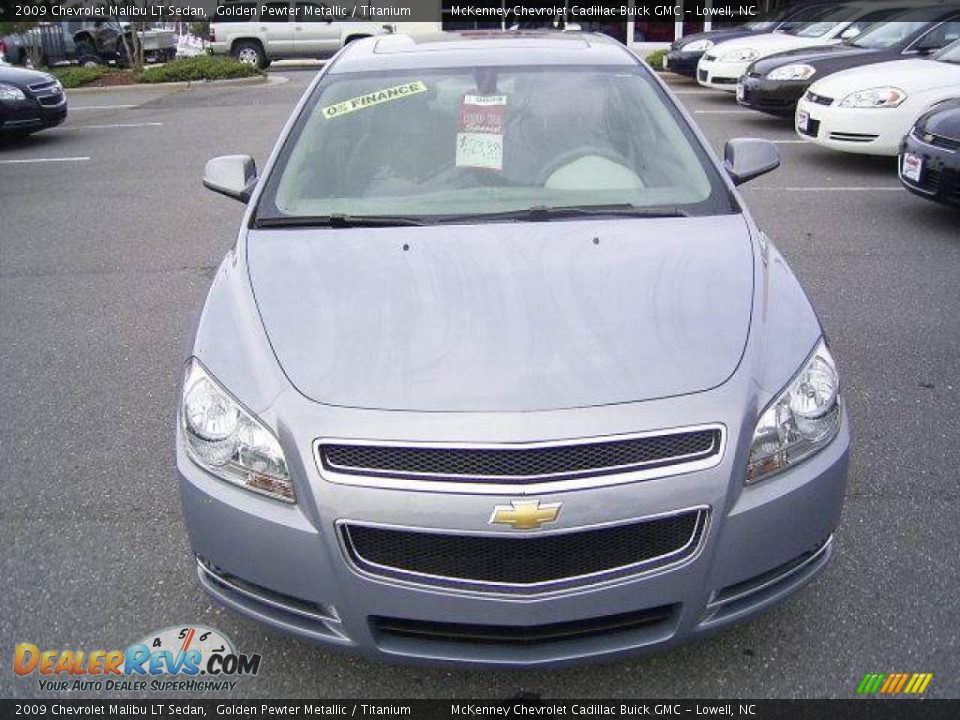 2009 Chevrolet Malibu LT Sedan Golden Pewter Metallic / Titanium Photo #6