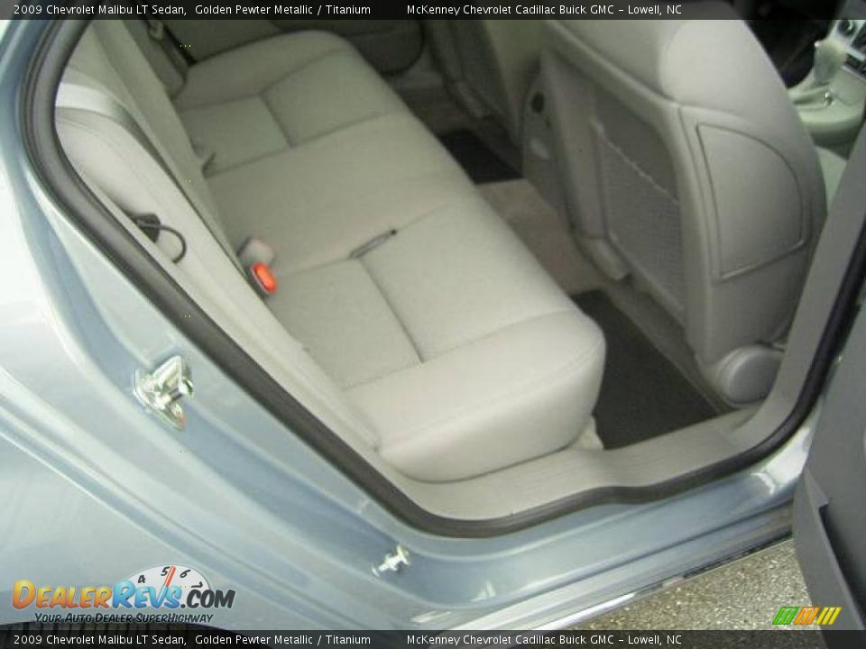 2009 Chevrolet Malibu LT Sedan Golden Pewter Metallic / Titanium Photo #14