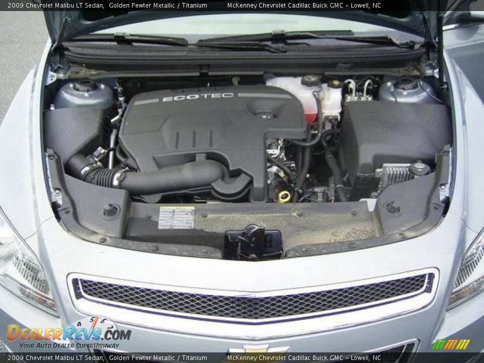 2009 Chevrolet Malibu LT Sedan Golden Pewter Metallic / Titanium Photo #19