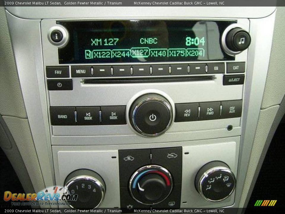 2009 Chevrolet Malibu LT Sedan Golden Pewter Metallic / Titanium Photo #24