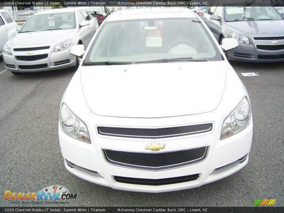 2009 Chevrolet Malibu LT Sedan Summit White / Titanium Photo #6