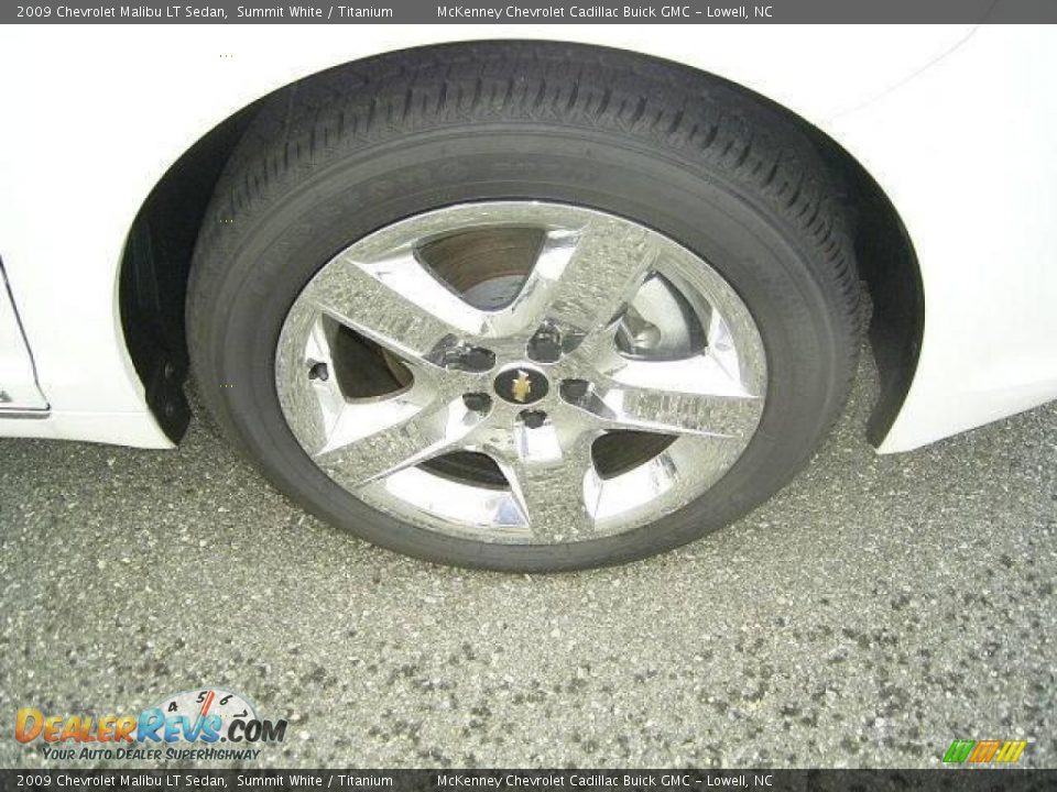 2009 Chevrolet Malibu LT Sedan Summit White / Titanium Photo #16