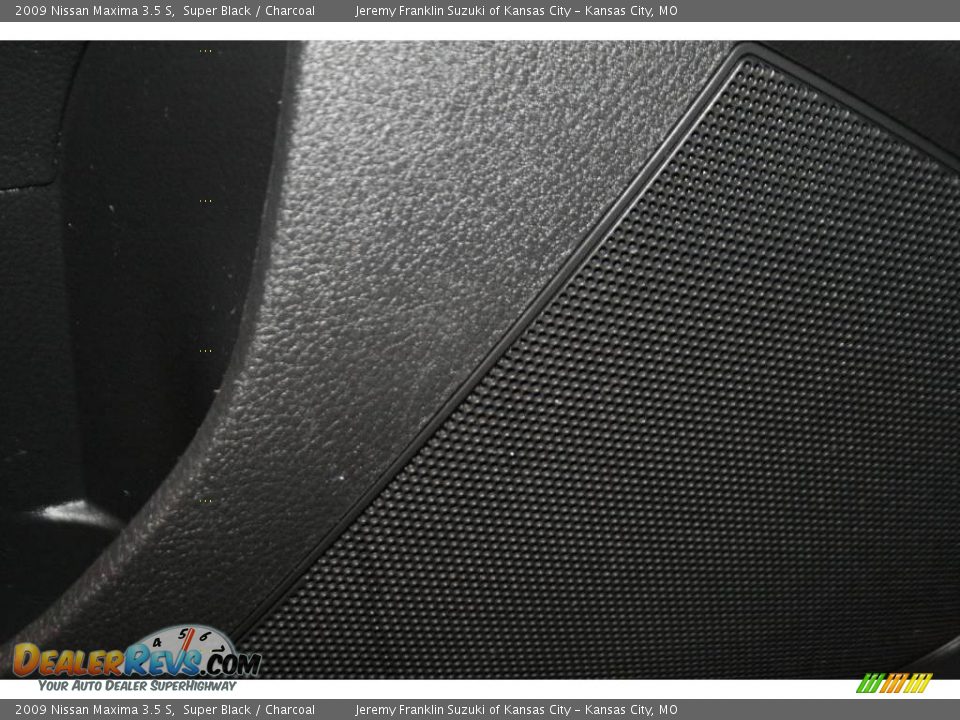 2009 Nissan Maxima 3.5 S Super Black / Charcoal Photo #18
