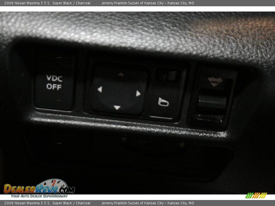 2009 Nissan Maxima 3.5 S Super Black / Charcoal Photo #19