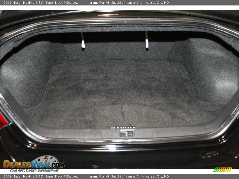 2009 Nissan Maxima 3.5 S Super Black / Charcoal Photo #25