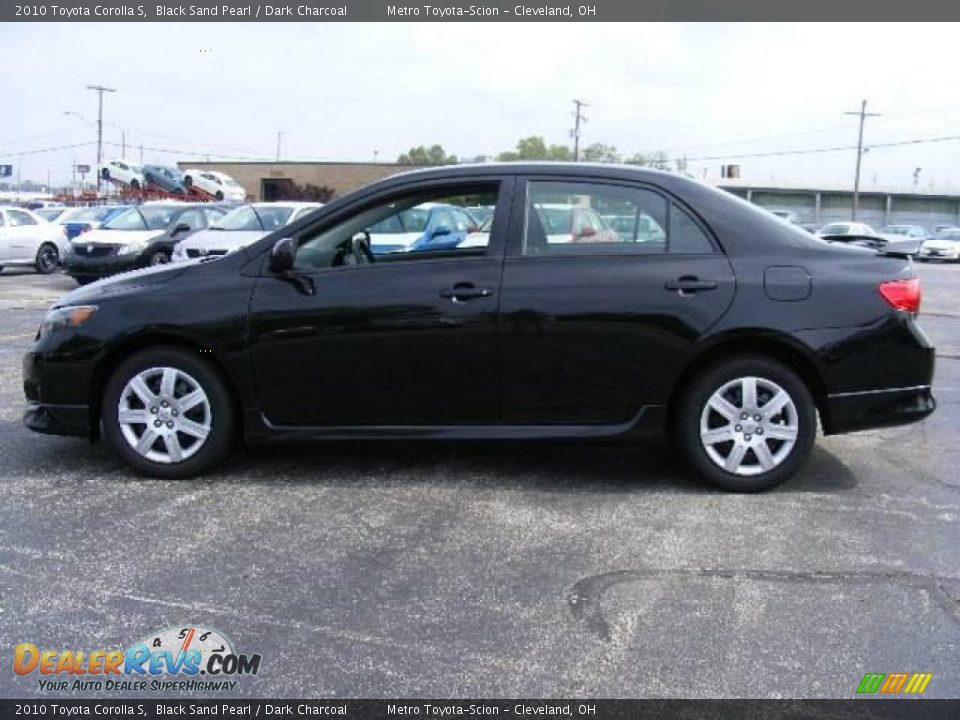 2010 toyota corolla black sand pearl #3