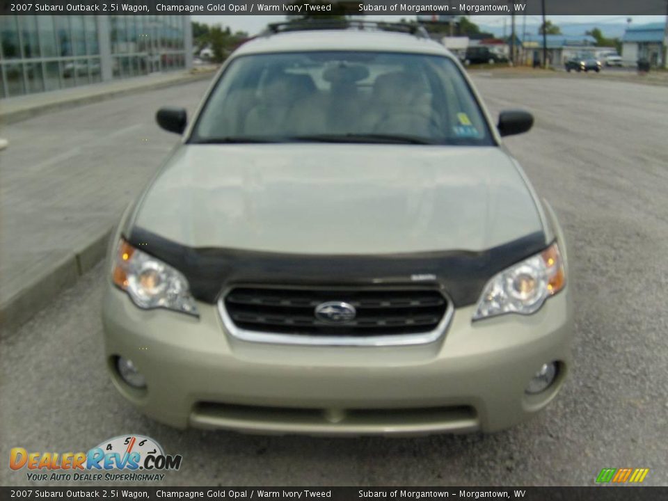 2007 Subaru Outback 2.5i Wagon Champagne Gold Opal / Warm Ivory Tweed Photo #7