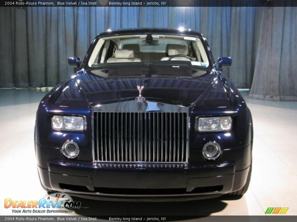 2004 Rolls-Royce Phantom Blue Velvet / Sea Shell Photo #4