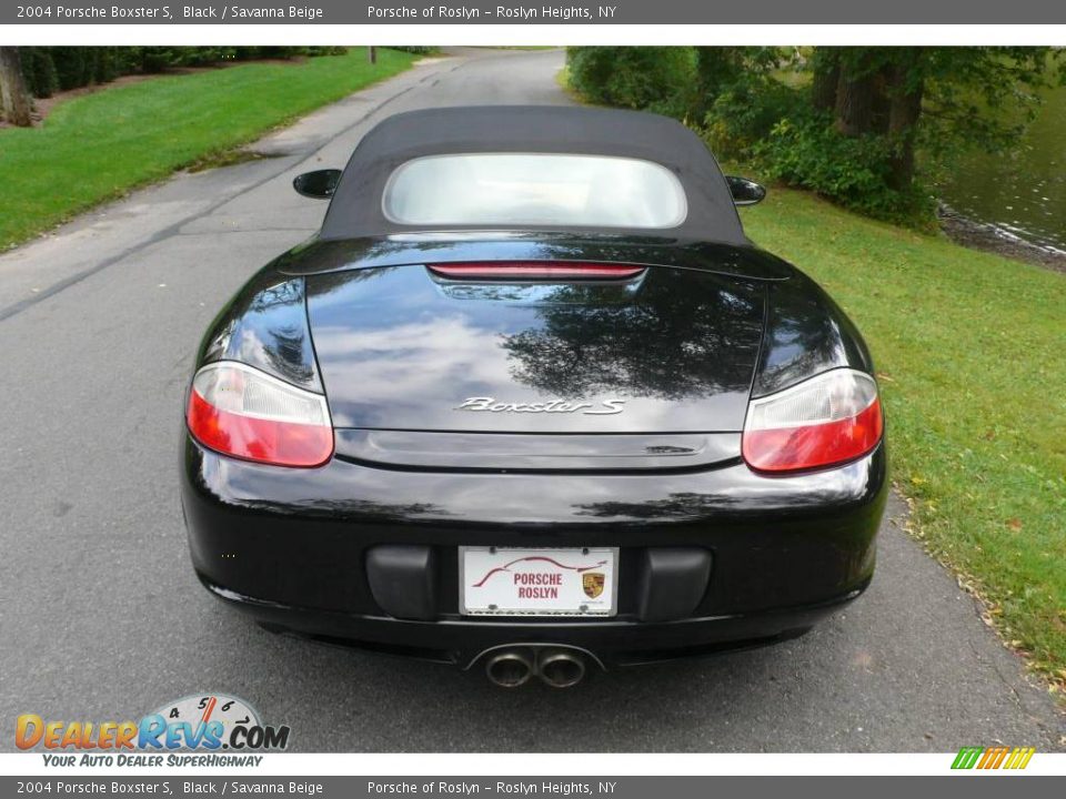 2004 Porsche Boxster S Black / Savanna Beige Photo #5