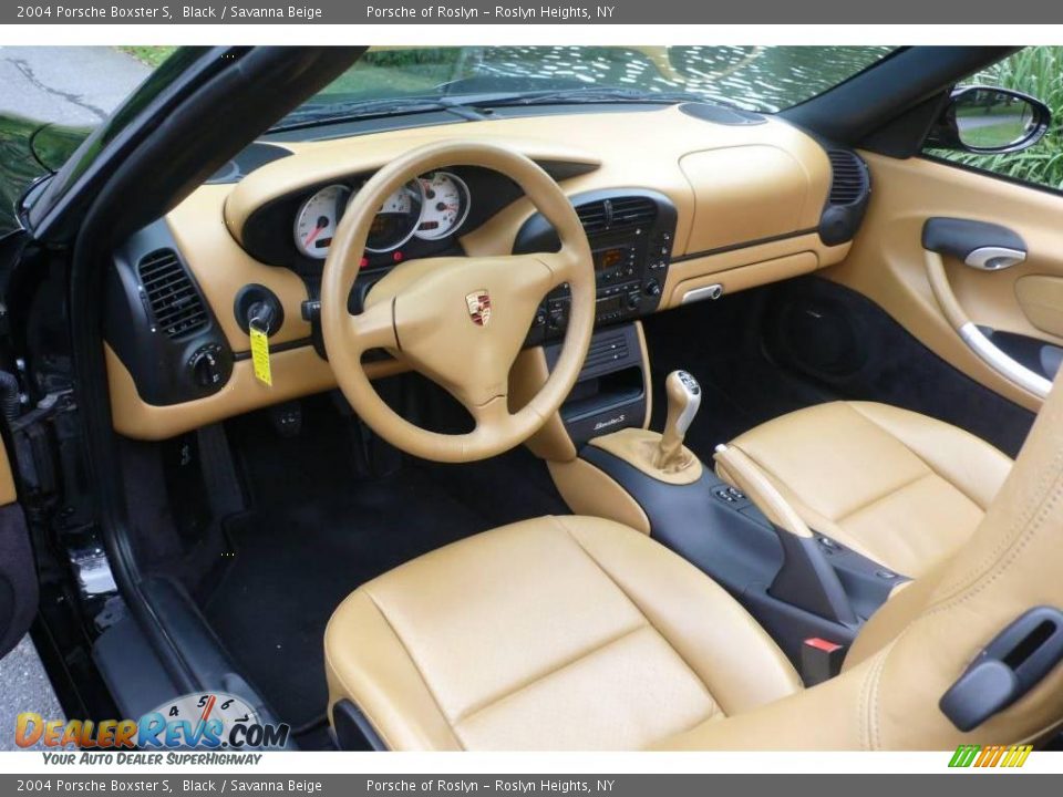 2004 Porsche Boxster S Black / Savanna Beige Photo #11