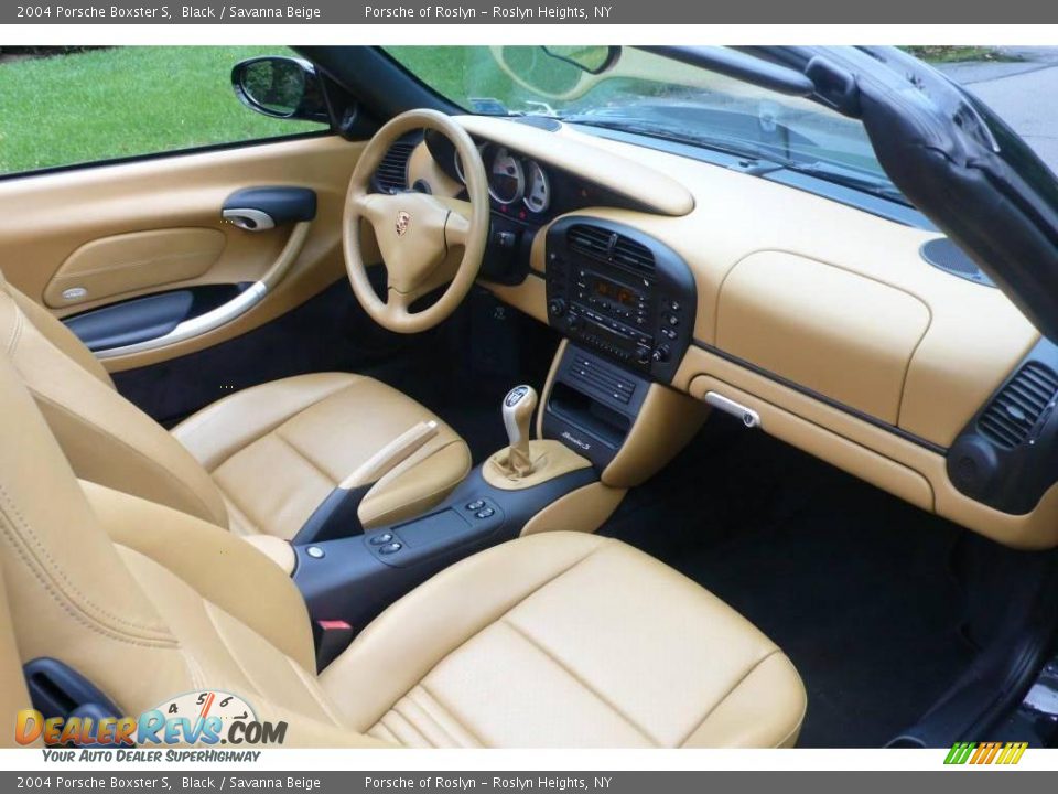 2004 Porsche Boxster S Black / Savanna Beige Photo #13