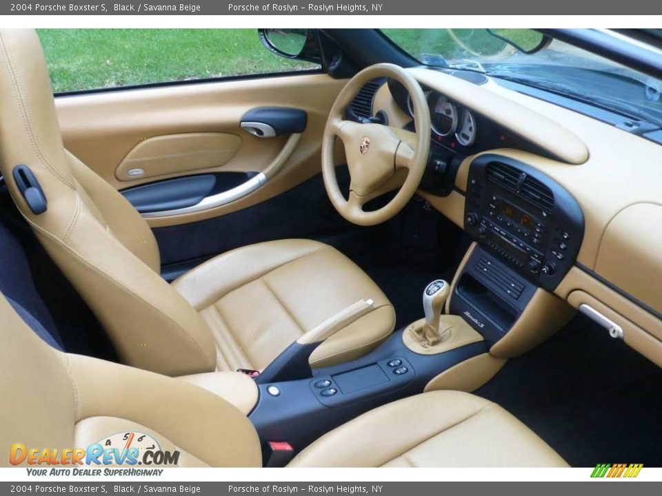 2004 Porsche Boxster S Black / Savanna Beige Photo #15
