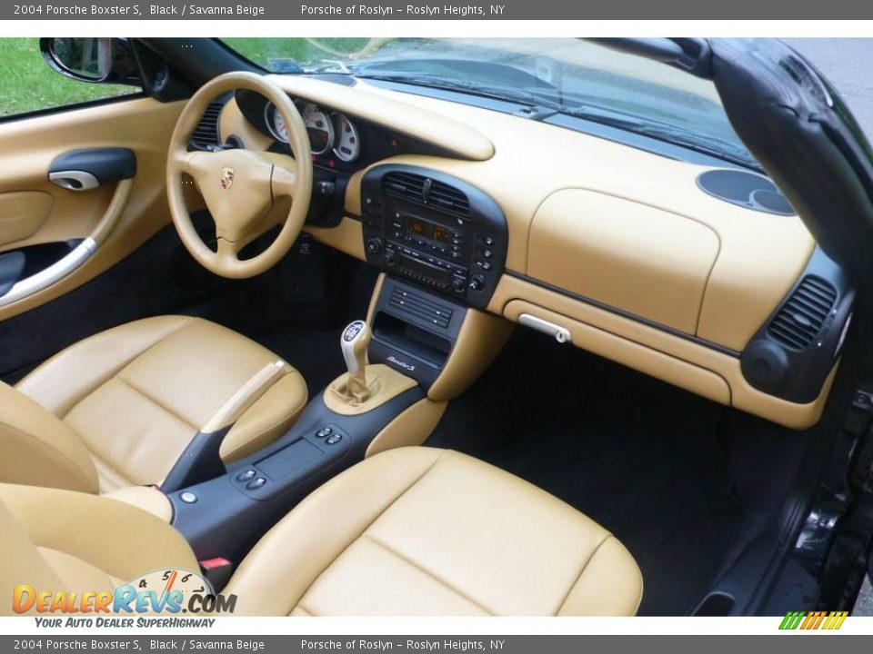 2004 Porsche Boxster S Black / Savanna Beige Photo #16