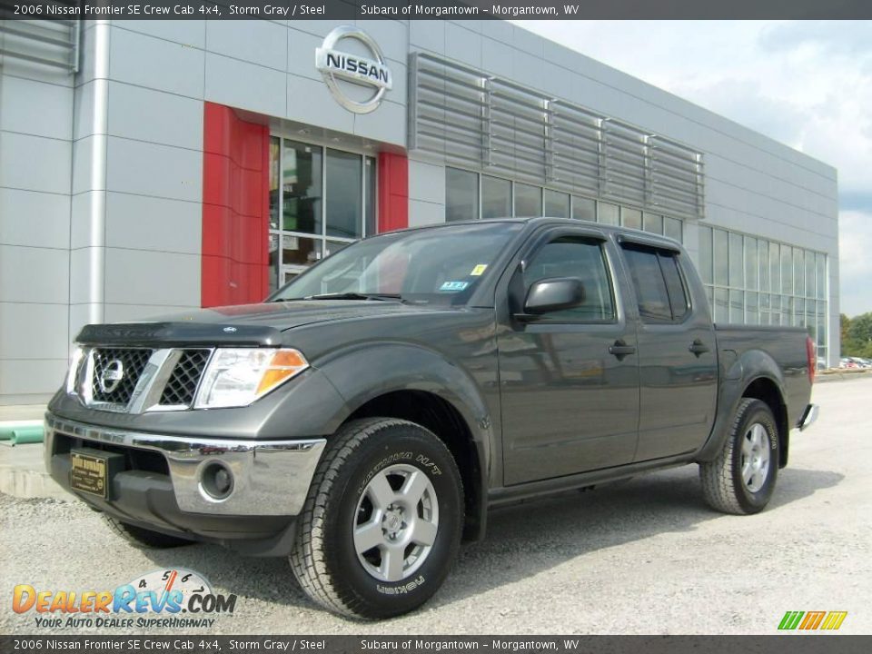 2006 Nissan Frontier SE Crew Cab 4x4 Storm Gray / Steel Photo #1