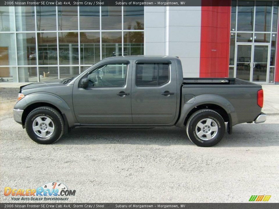 2006 Nissan Frontier SE Crew Cab 4x4 Storm Gray / Steel Photo #2