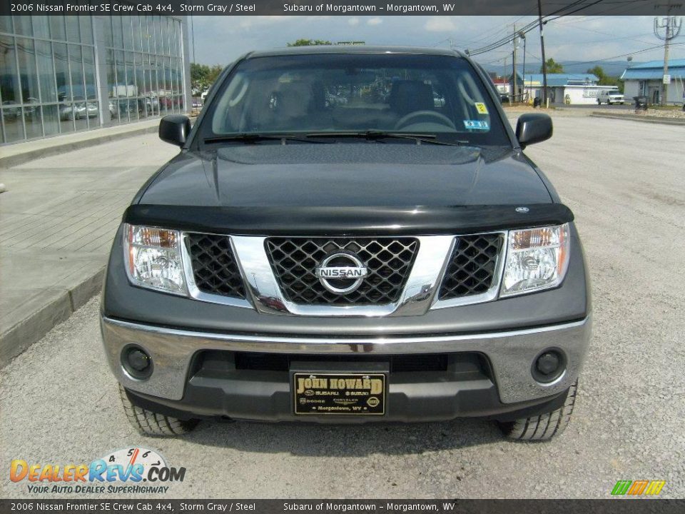 2006 Nissan Frontier SE Crew Cab 4x4 Storm Gray / Steel Photo #8