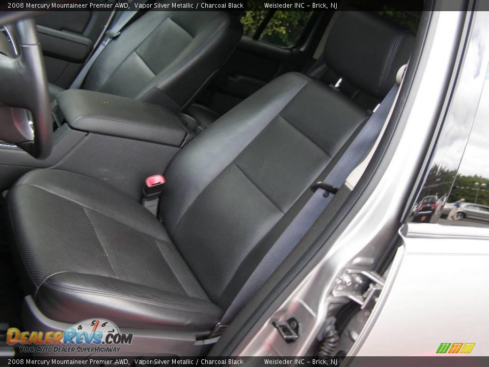 2008 Mercury Mountaineer Premier AWD Vapor Silver Metallic / Charcoal Black Photo #15