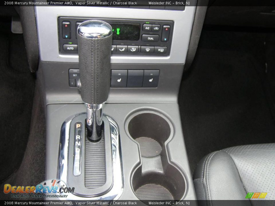 2008 Mercury Mountaineer Premier AWD Vapor Silver Metallic / Charcoal Black Photo #17