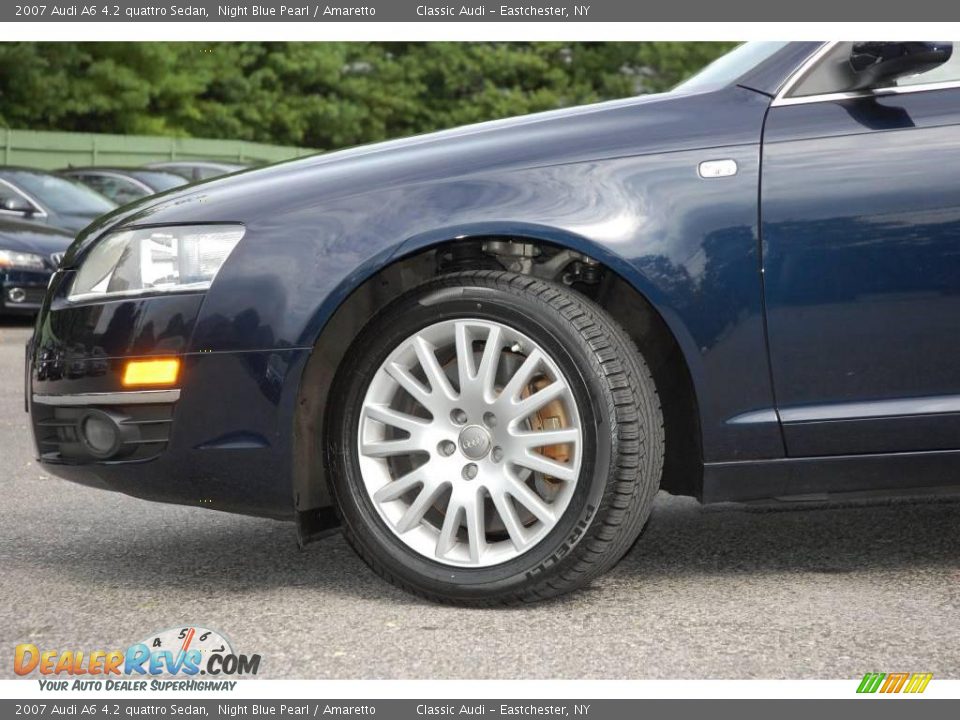 2007 Audi A6 4.2 quattro Sedan Night Blue Pearl / Amaretto Photo #3