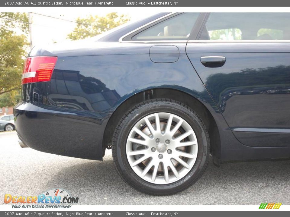 2007 Audi A6 4.2 quattro Sedan Night Blue Pearl / Amaretto Photo #6