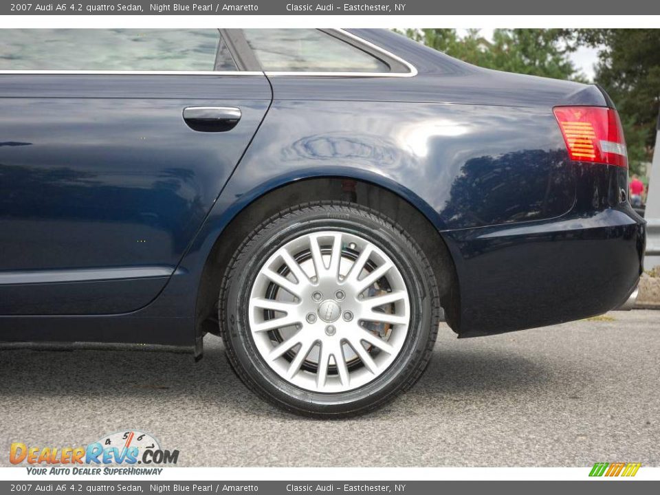 2007 Audi A6 4.2 quattro Sedan Night Blue Pearl / Amaretto Photo #9