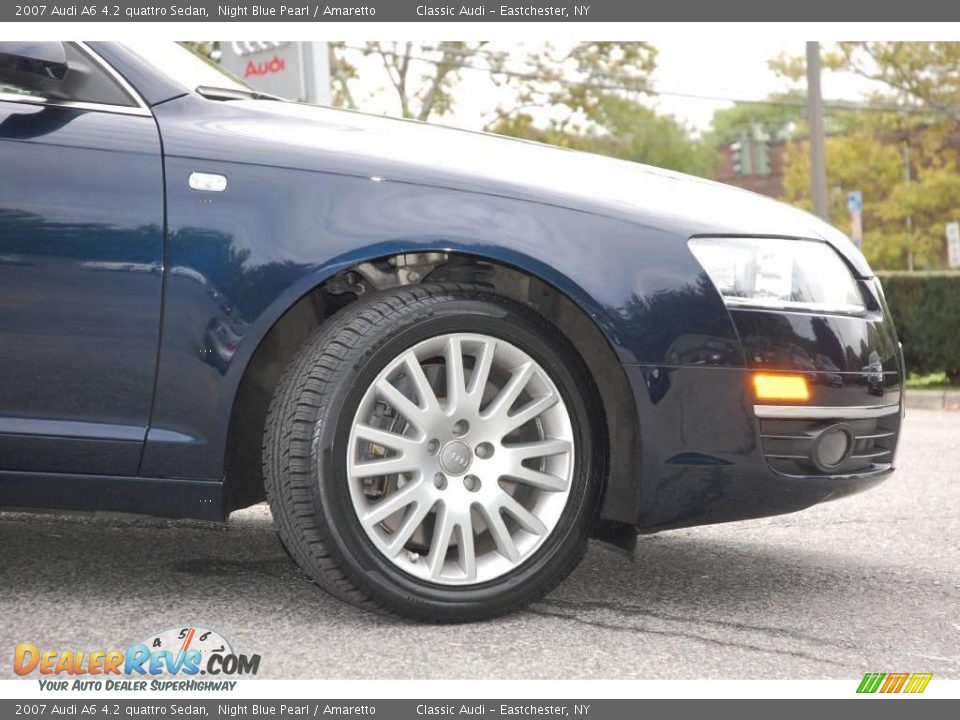 2007 Audi A6 4.2 quattro Sedan Night Blue Pearl / Amaretto Photo #12