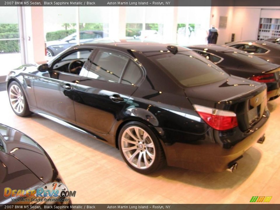 2007 BMW M5 Sedan Black Sapphire Metallic / Black Photo #4