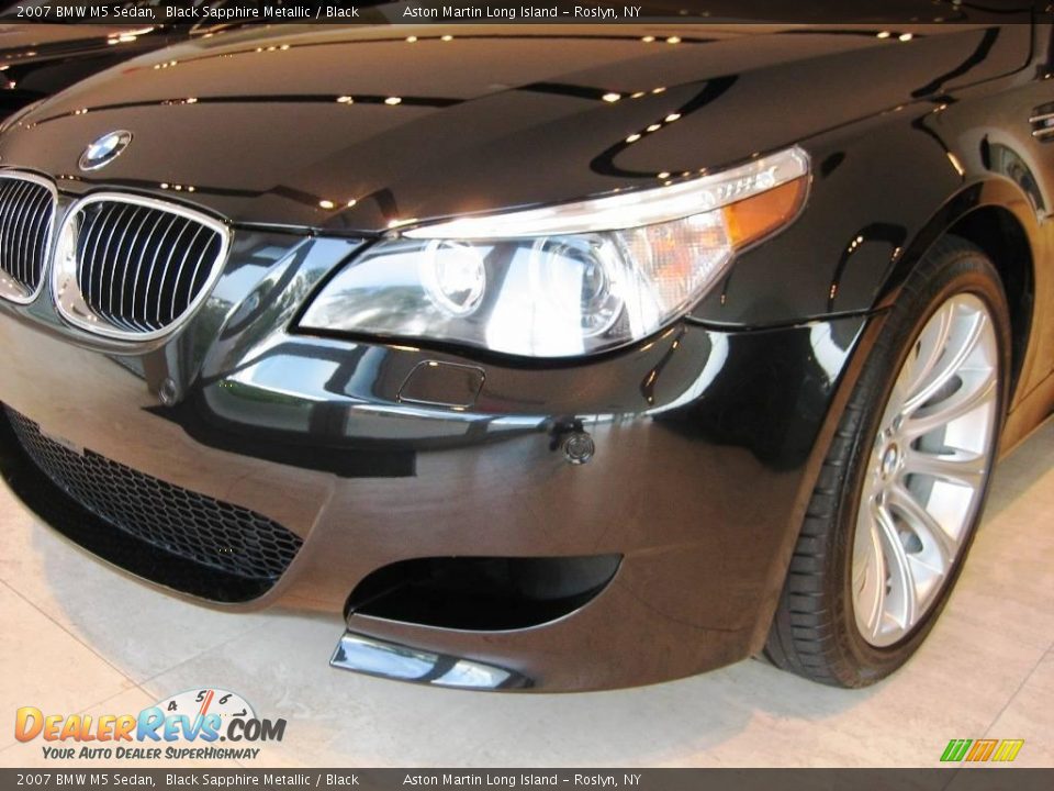 2007 BMW M5 Sedan Black Sapphire Metallic / Black Photo #8
