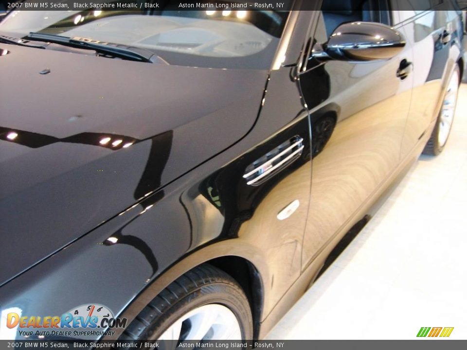 2007 BMW M5 Sedan Black Sapphire Metallic / Black Photo #9