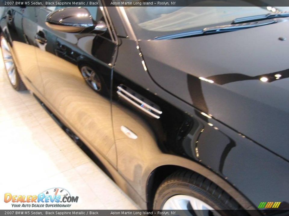 2007 BMW M5 Sedan Black Sapphire Metallic / Black Photo #10