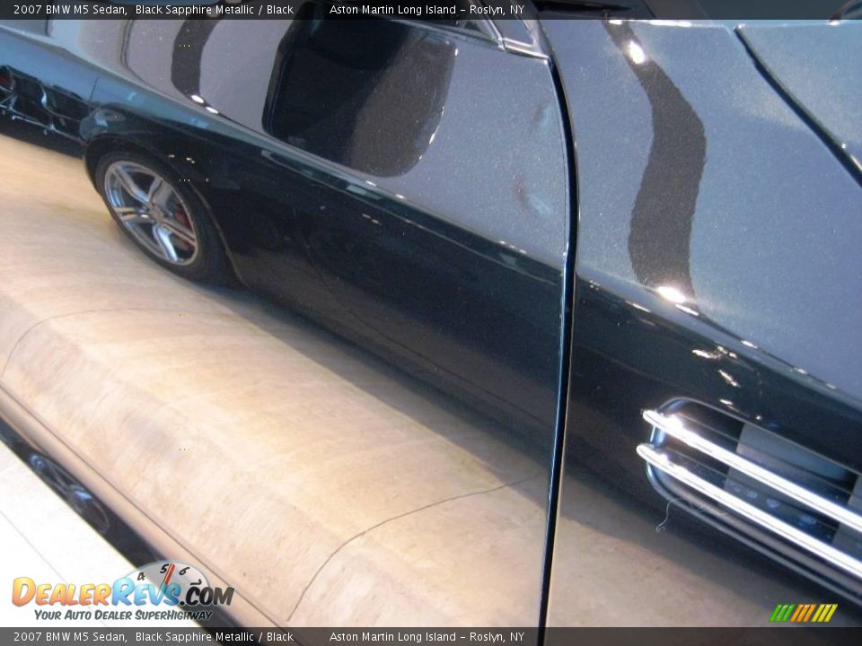 2007 BMW M5 Sedan Black Sapphire Metallic / Black Photo #11