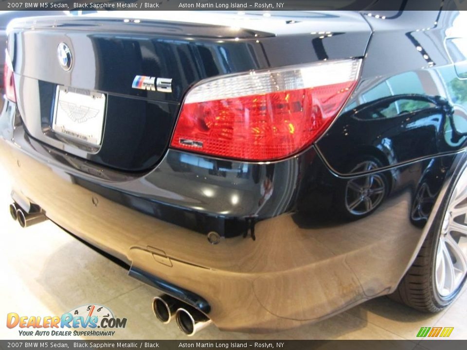 2007 BMW M5 Sedan Black Sapphire Metallic / Black Photo #13