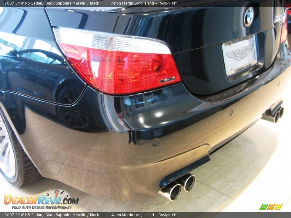 2007 BMW M5 Sedan Black Sapphire Metallic / Black Photo #15