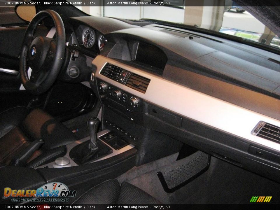 2007 BMW M5 Sedan Black Sapphire Metallic / Black Photo #19