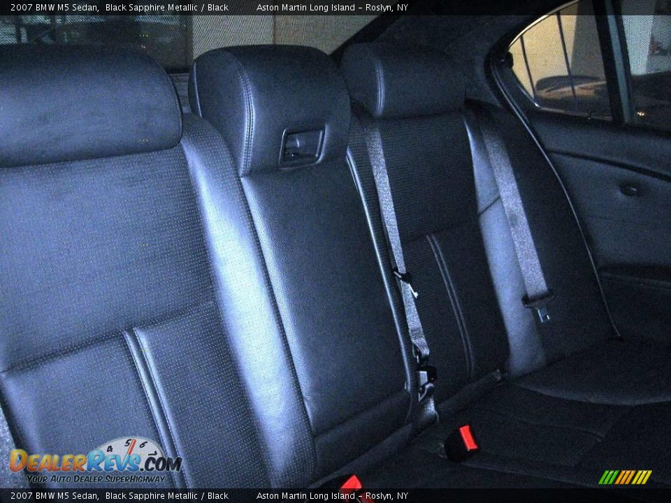 2007 BMW M5 Sedan Black Sapphire Metallic / Black Photo #21