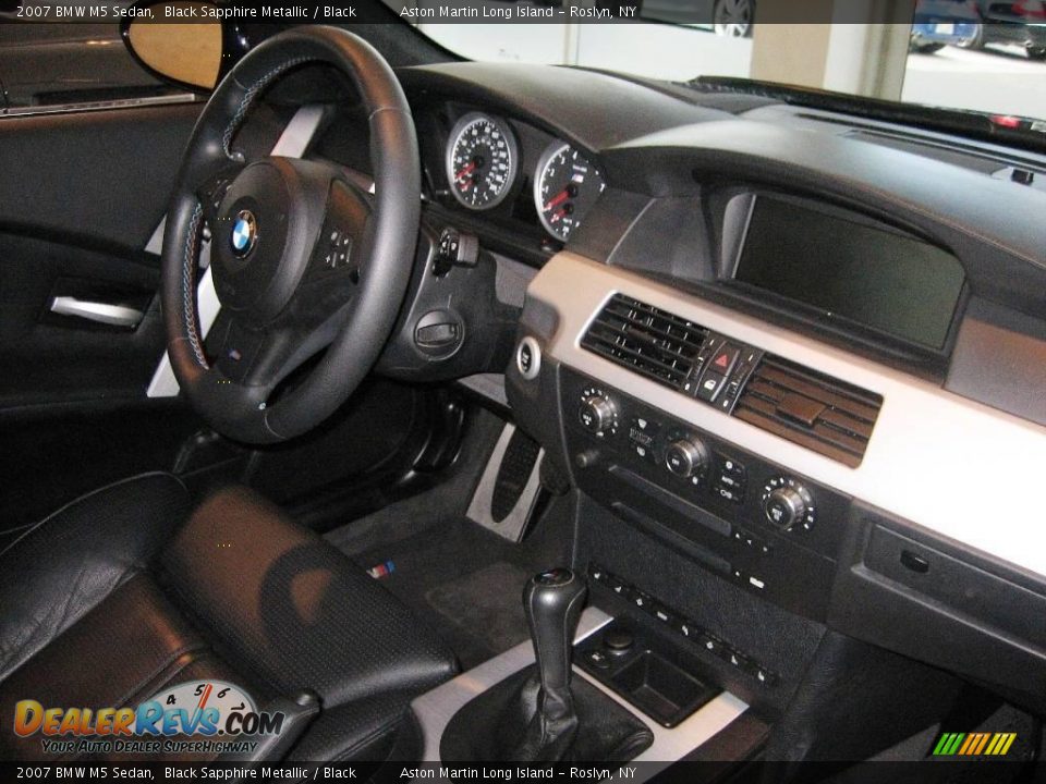 2007 BMW M5 Sedan Black Sapphire Metallic / Black Photo #22