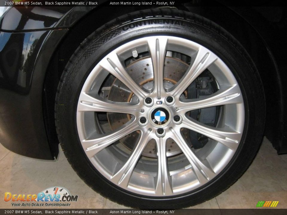 2007 BMW M5 Sedan Black Sapphire Metallic / Black Photo #25