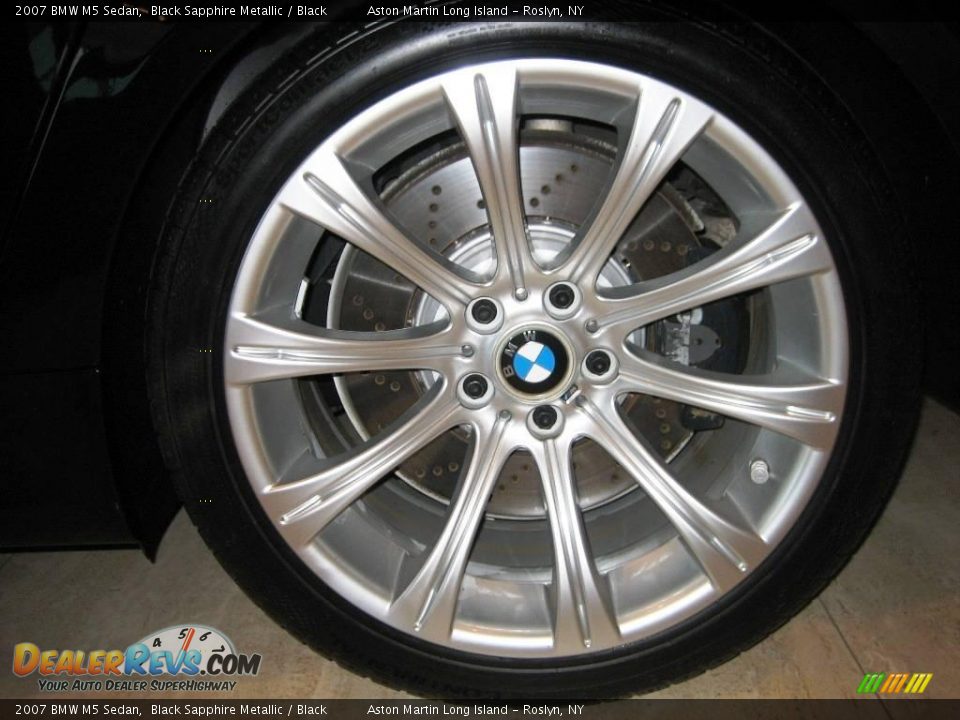 2007 BMW M5 Sedan Black Sapphire Metallic / Black Photo #26