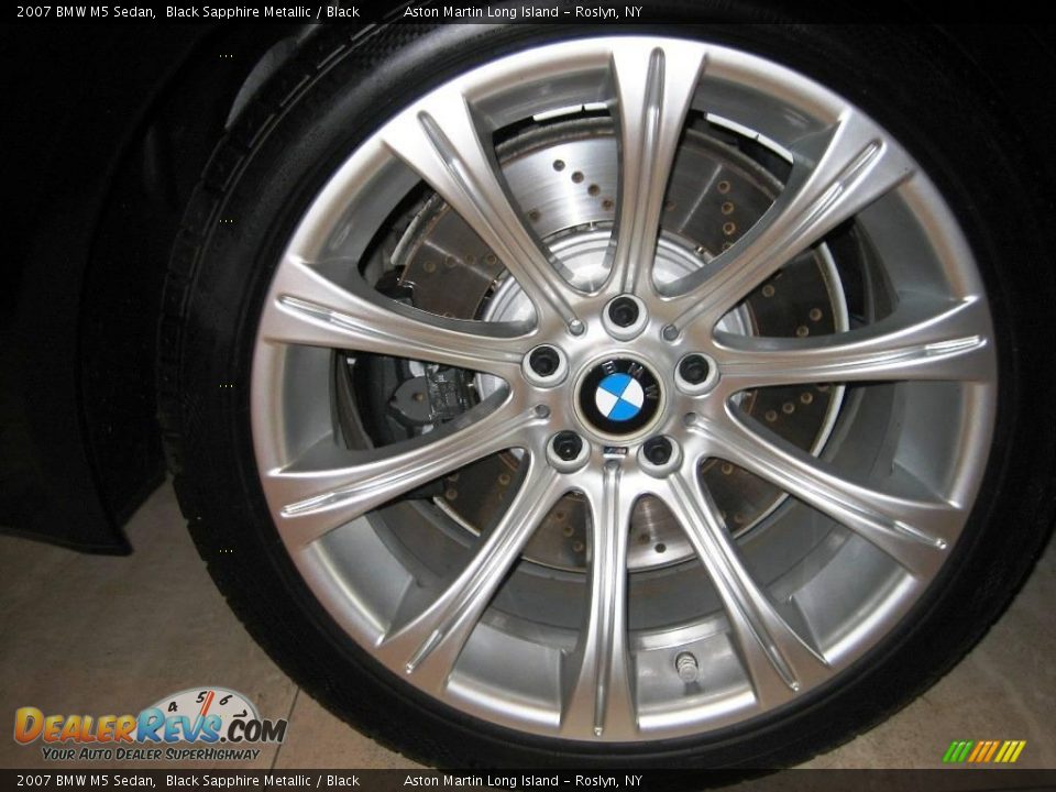 2007 BMW M5 Sedan Black Sapphire Metallic / Black Photo #27