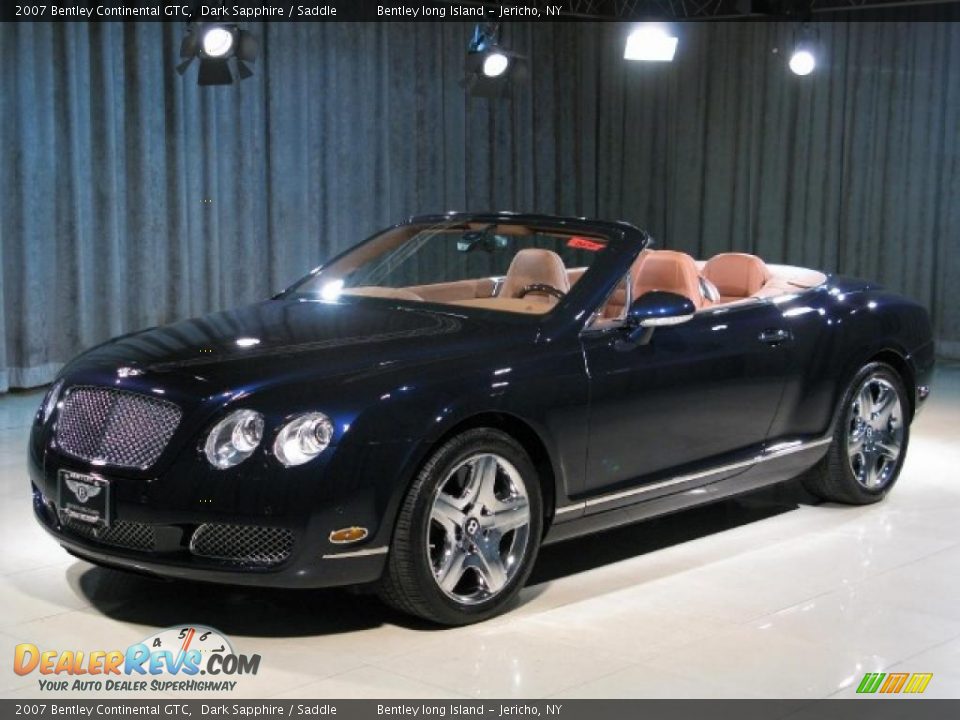 2007 Bentley Continental GTC Dark Sapphire / Saddle Photo #1