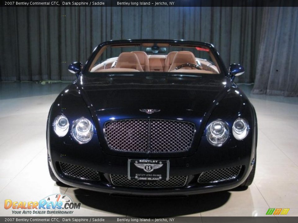 2007 Bentley Continental GTC Dark Sapphire / Saddle Photo #4