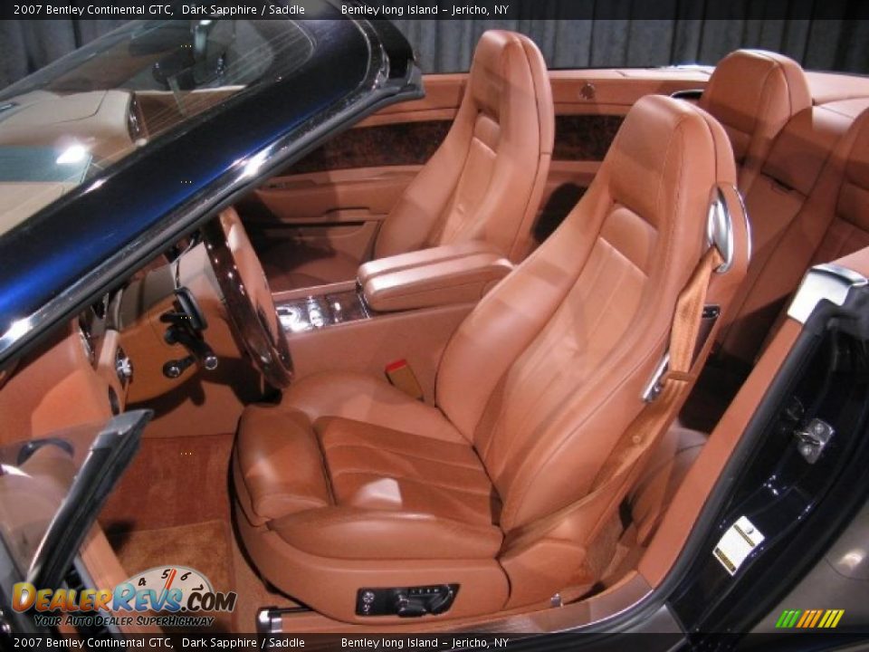 2007 Bentley Continental GTC Dark Sapphire / Saddle Photo #5