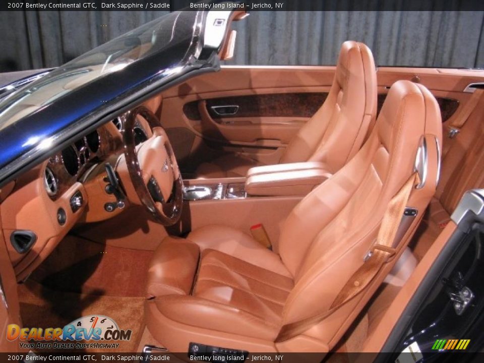 2007 Bentley Continental GTC Dark Sapphire / Saddle Photo #6